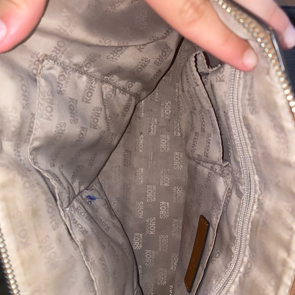 Michael Kors brown leather purse